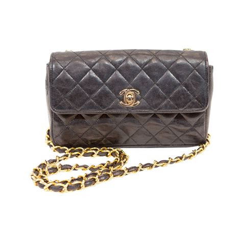 chanel black crossbody handbag|chanel crossbody bag vintage.